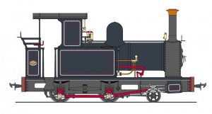 Accucraft Bagnall 2-4-0T Rheidol